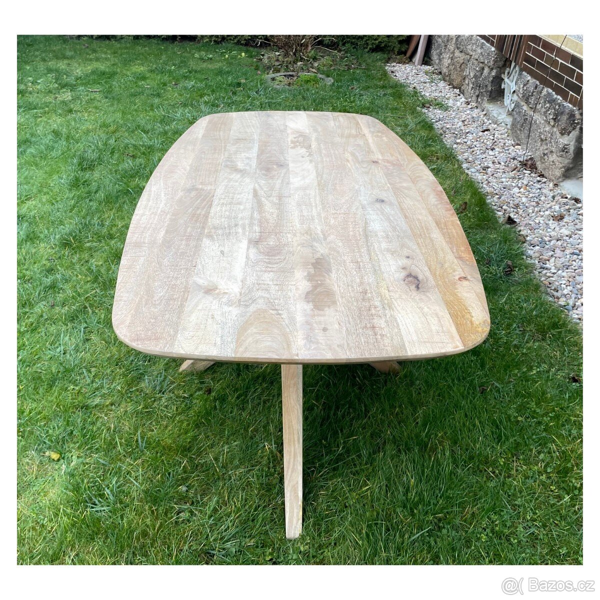 Masivní jídelní stůl Mango – 180 cm - 5