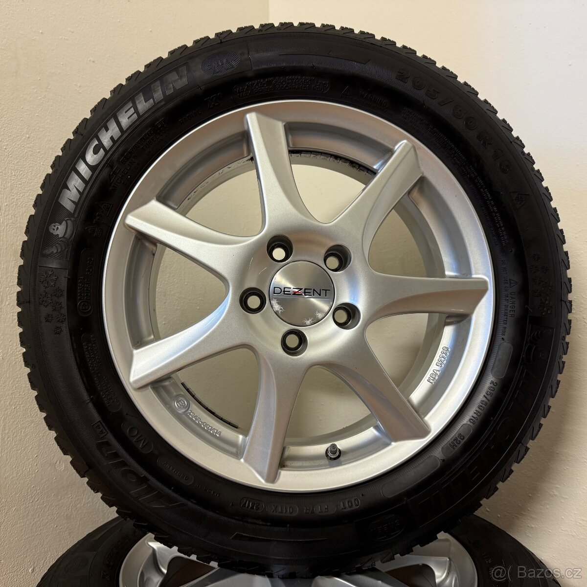 AUDI/VW TOURAN 5x112 R16 ET44+ZIMNÍ 205/60R16 6,5/6mm - 5