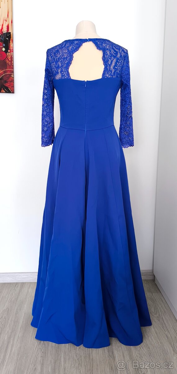 Královsky modré šaty Numoco - 5