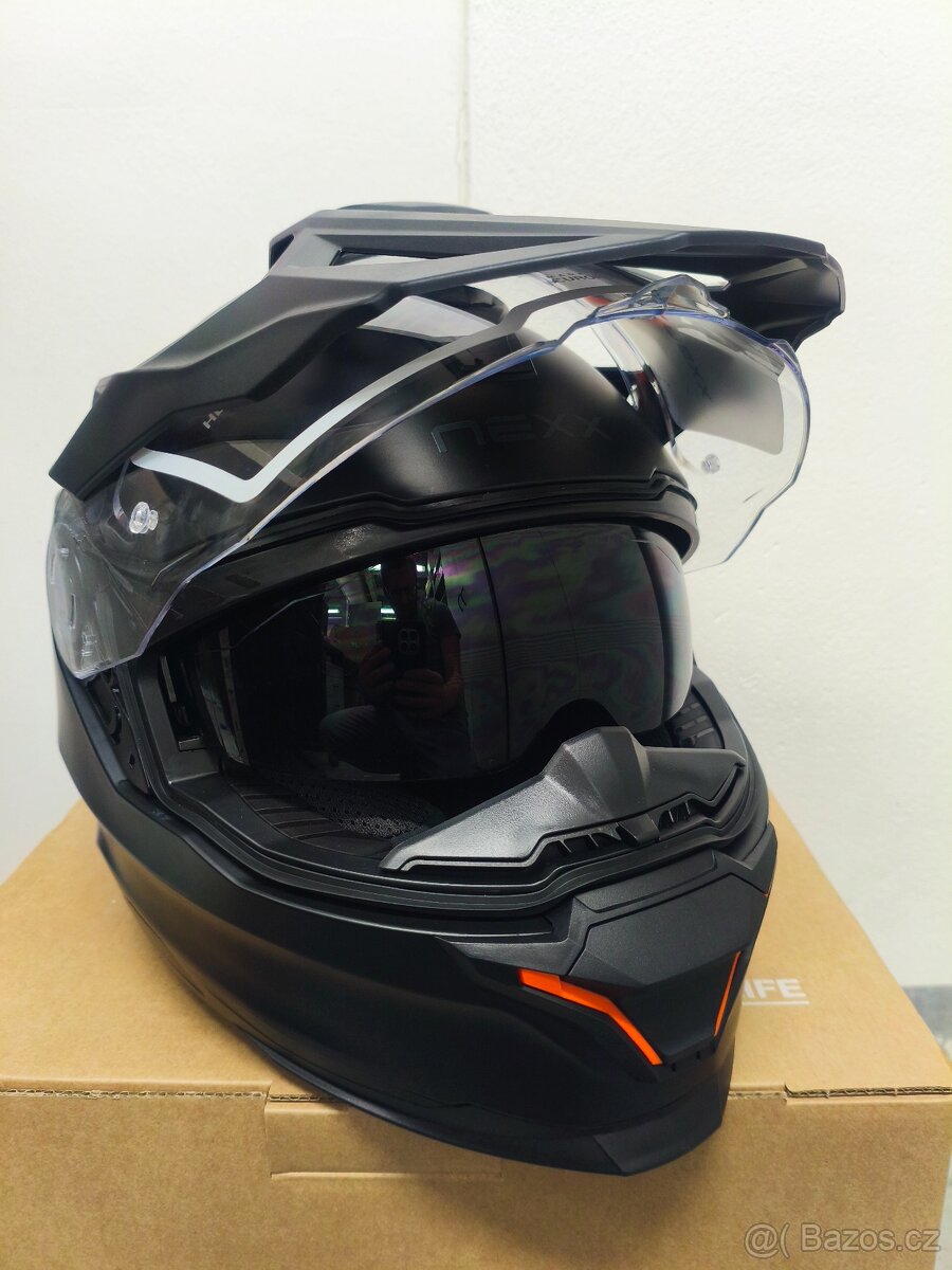 Adventure helma na motorku NEXX. Nová - 5