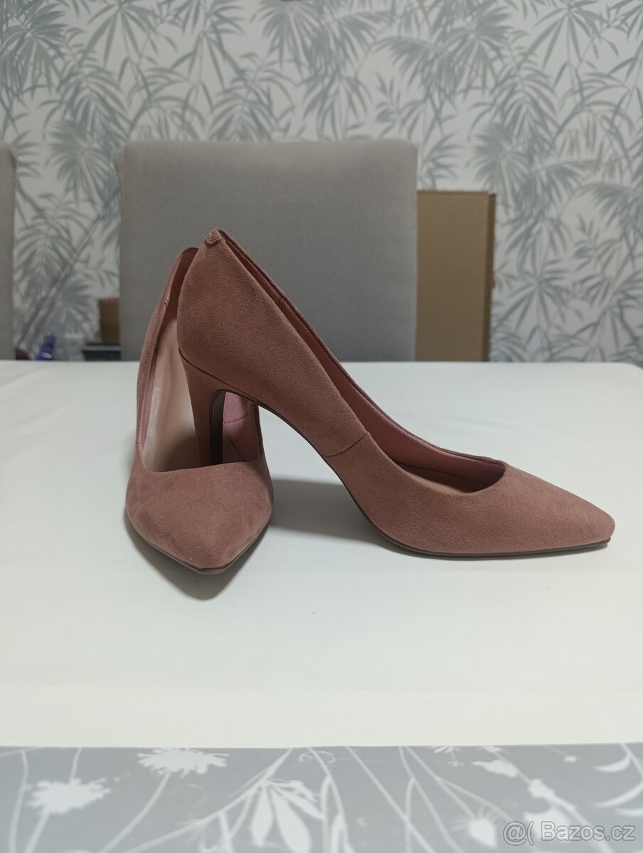 Růžové společenské boty - 5