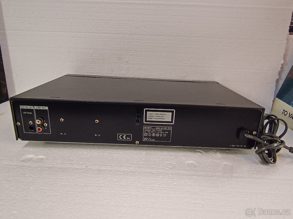 Sony CDP-461 Přehrávač kompaktních disků (1995) - 5