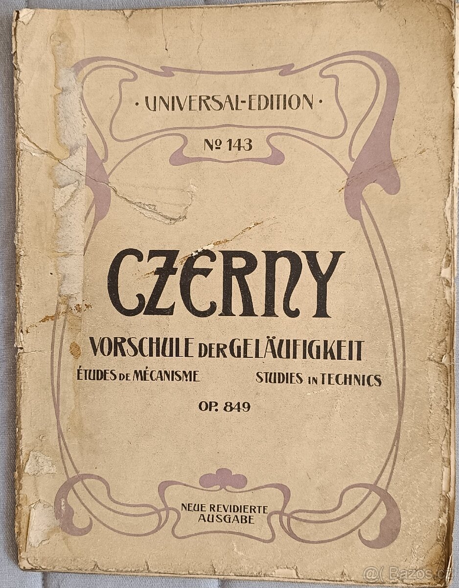 Staré noty a notové zapisy - Straus, Smetana, Grieg atd. - 5