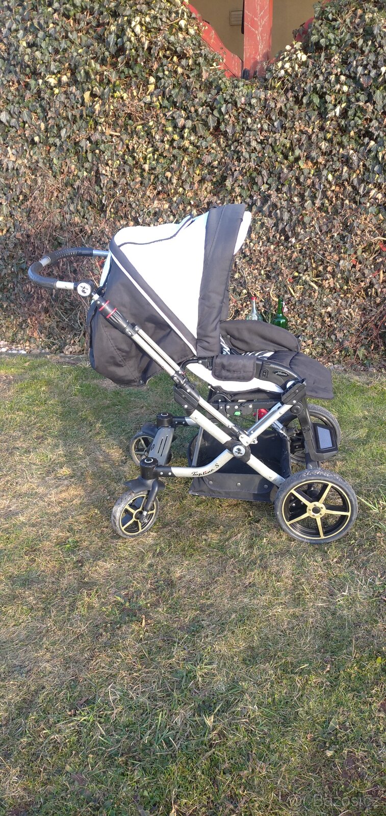 Kočárek kombinovaný, hluboký, golfky - 5