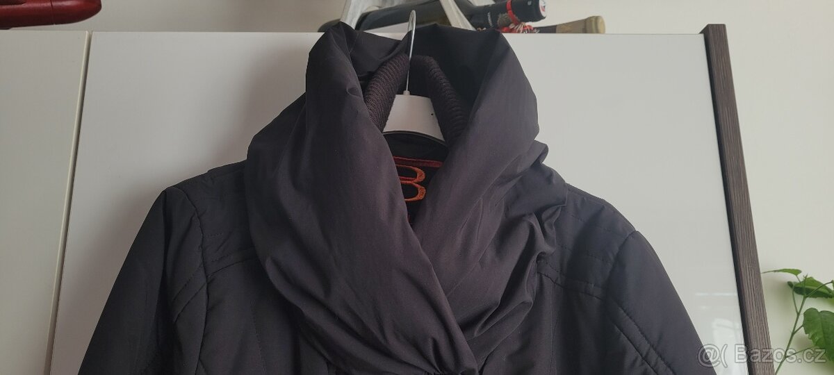 Dámská černá bunda/kabát Blue Flame vel. 40 - 5