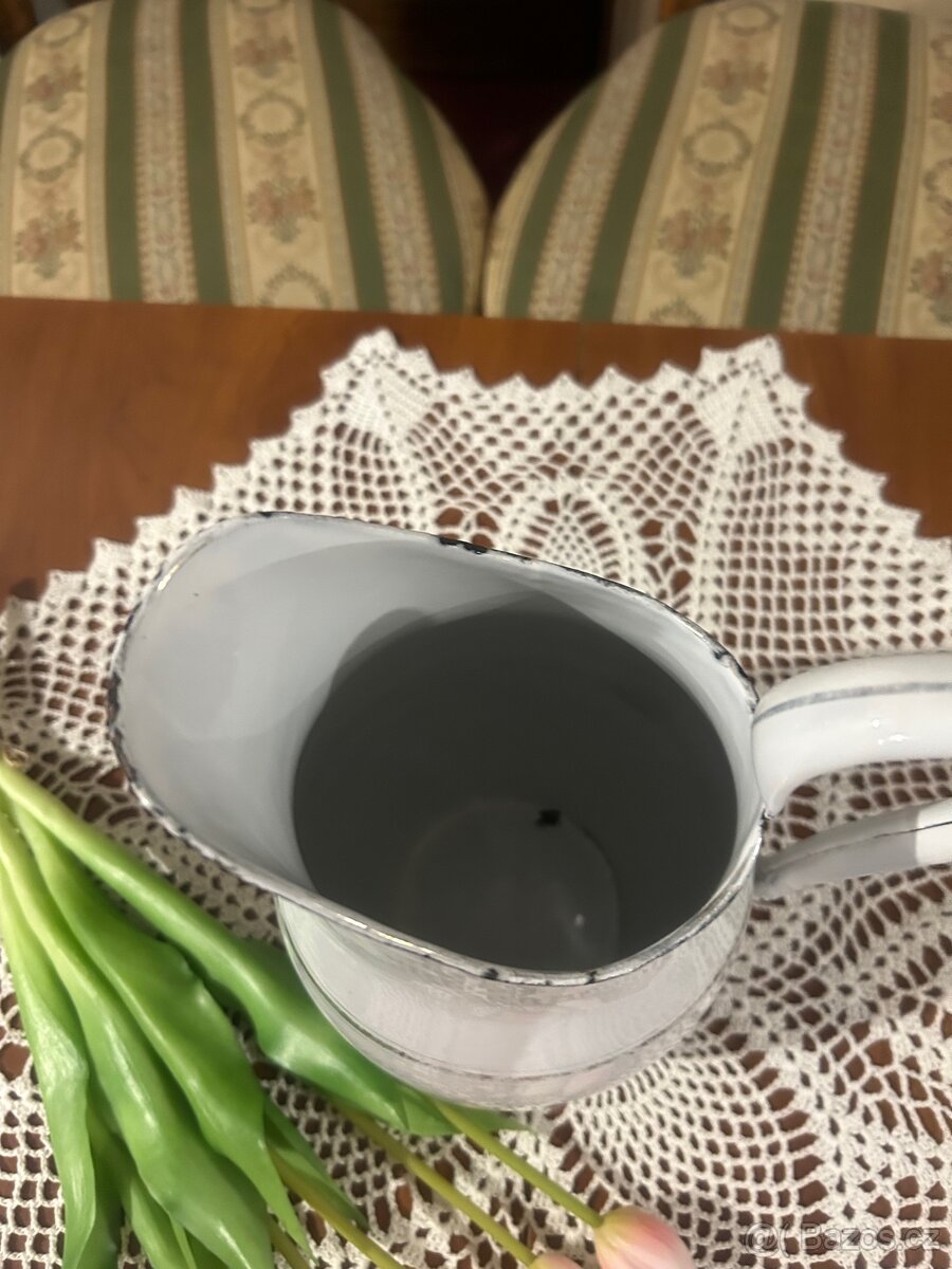 Starý smaltovaný džbán - 5