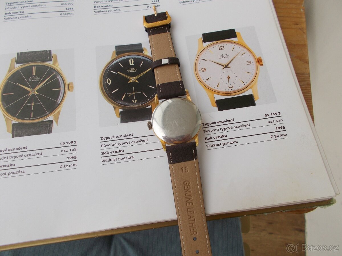 pekne funkcni zlacene hodinky prim Mřížky rok 1965 - 5