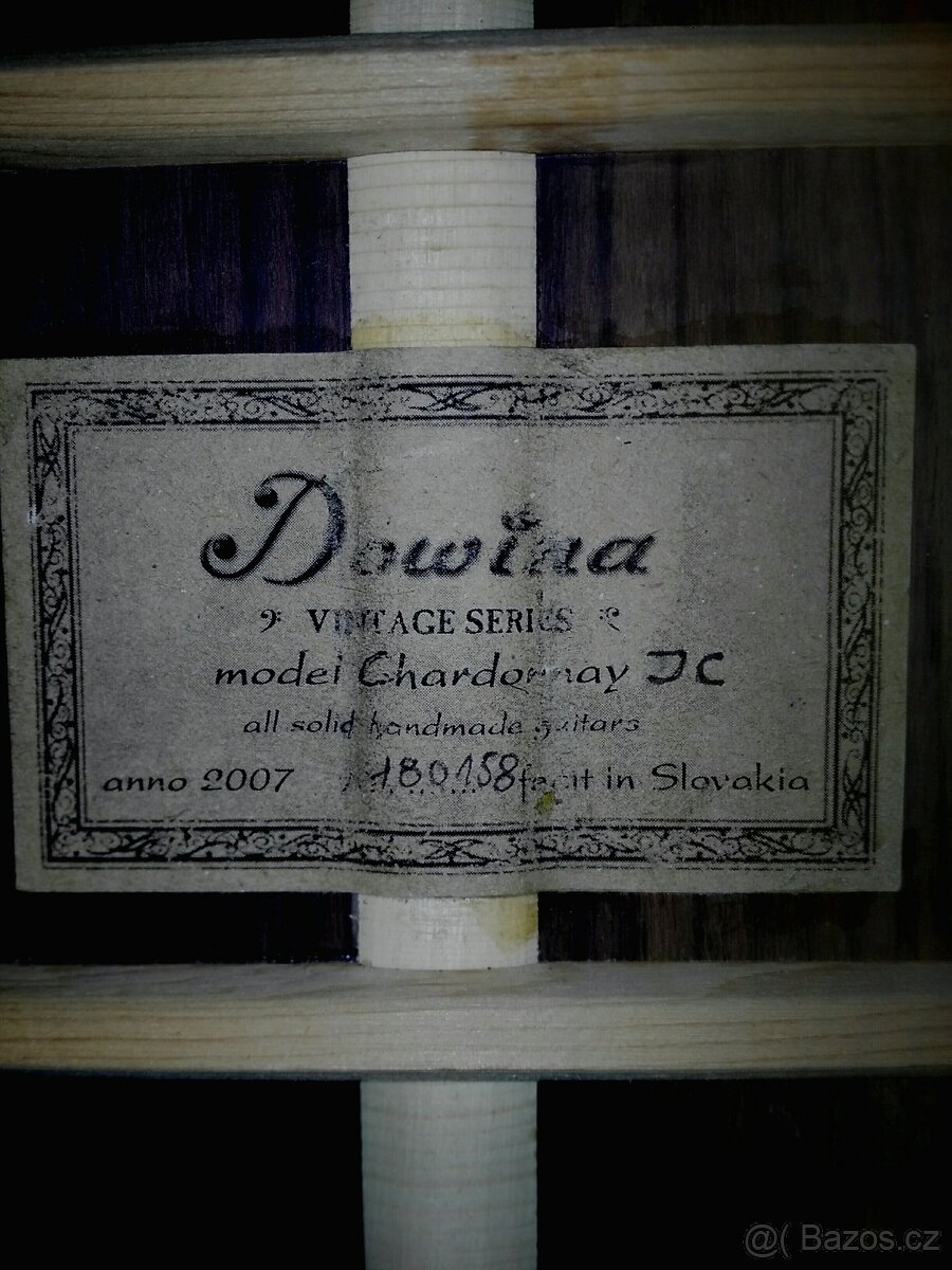 Predam celomasivnu gitaru Dowina Chardonnay+kufor. - 5