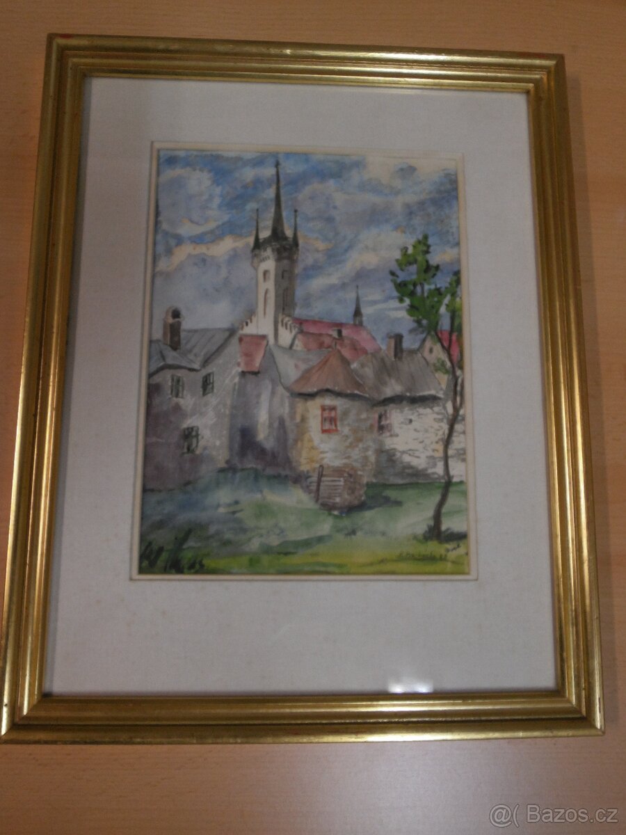 Obraz horského jezera + další obrazy - 5