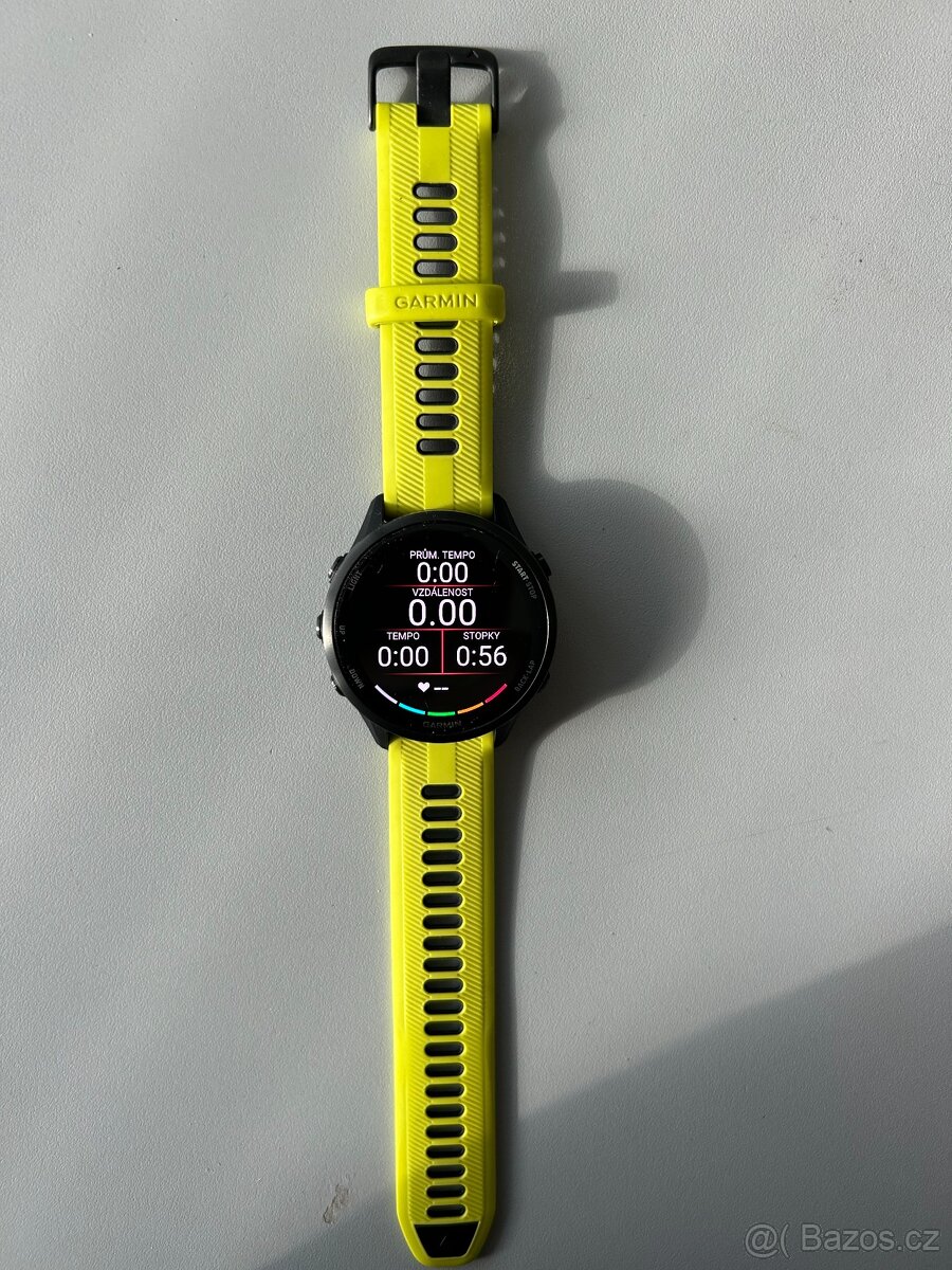Silikonový řemínek GARMIN 22mm Amp Yellow/Black - 5