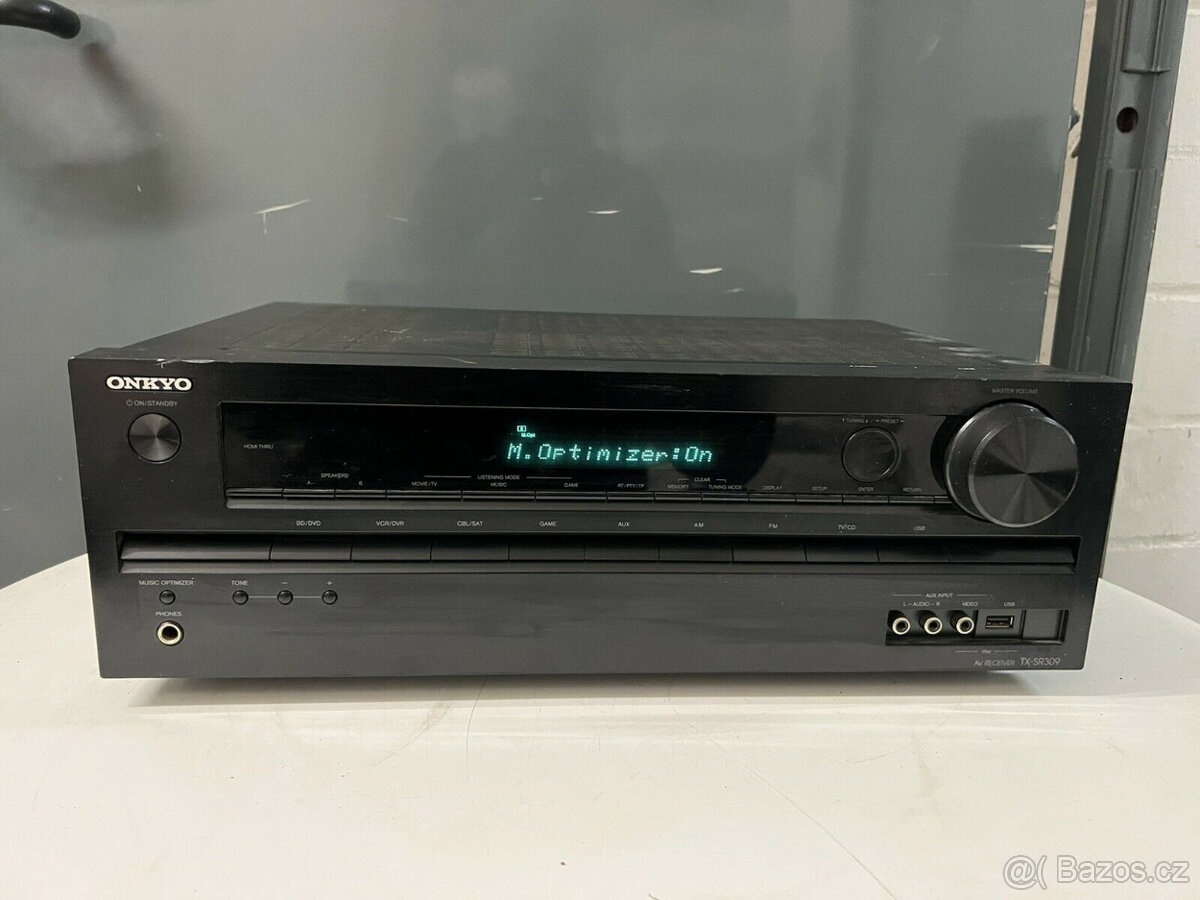 Onkyo TX-SR309 5.1 160 W 3D HDMI, USB AV receiver, DO, návod - 5
