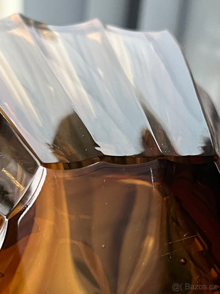 Moser Váza, žardiniéra V 10 cm, kouřové sklo - 5