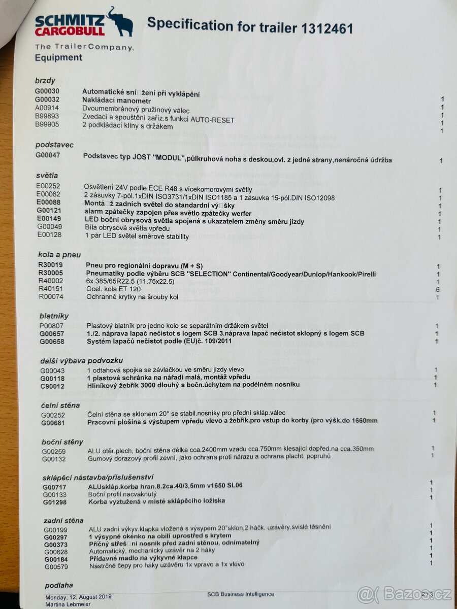 SCHMITZ Cargobull SKI 24 SL ,8,2 AK - 5