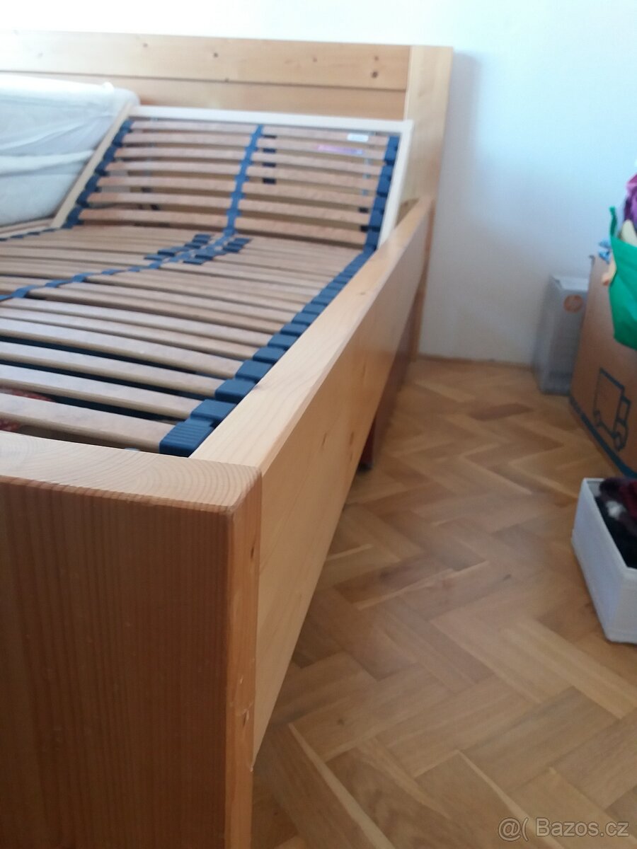 Postel 180 200 borovice masiv - 5