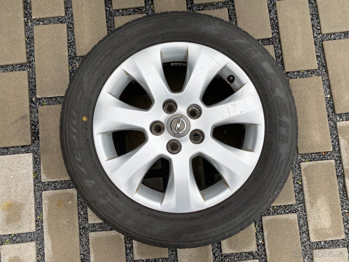 org. ALU kola Opel Insignia R17, pneu 225/55 R17 - 5