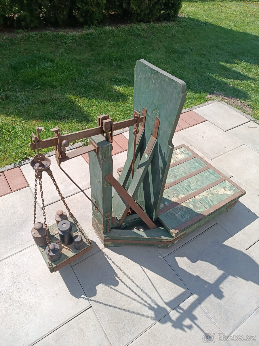 Váha decimálka - plně funkční nebo jako dekorace - 5