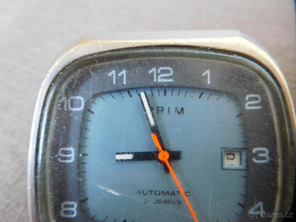 HODINKY PRIM AUTOMATIC 21 JEWELS - TELEVIZE - 5