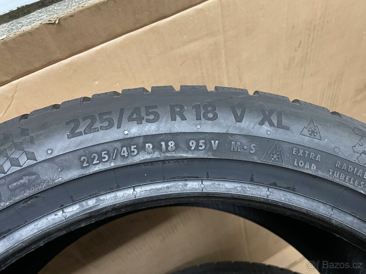 NOVÉ ZIMNÍ CONTINENTAL WC TS870P 225/45/18 95V XL FR DOT2024 - 5