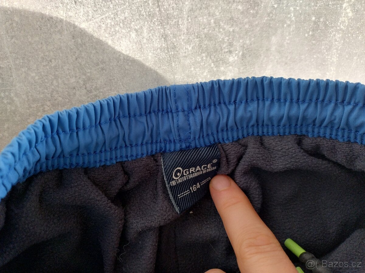Zateplené kalhoty Grace vel. 164 - 5
