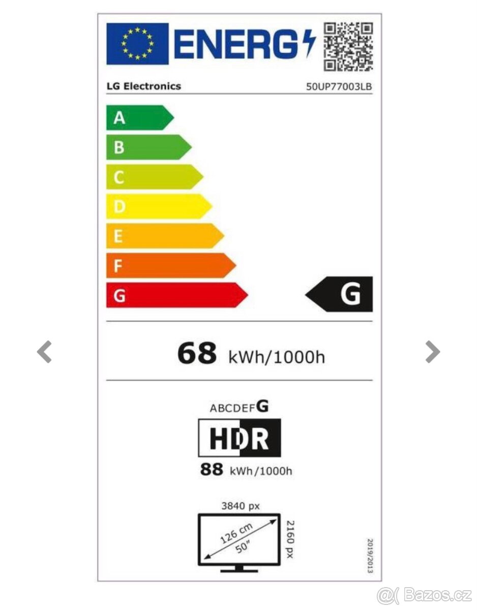 Televize LG 50” - 5