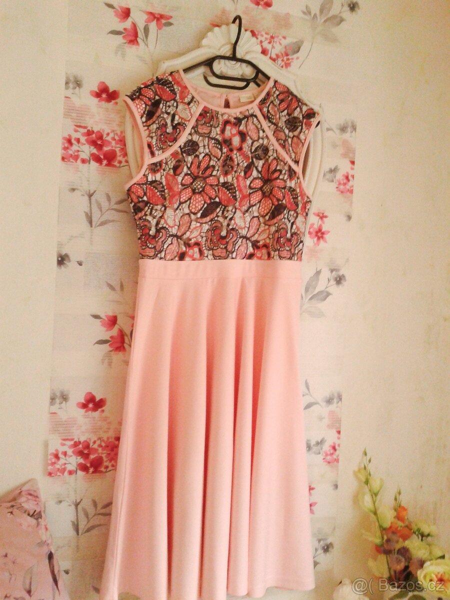 Nádherné společenské šaty 40/42 - 5