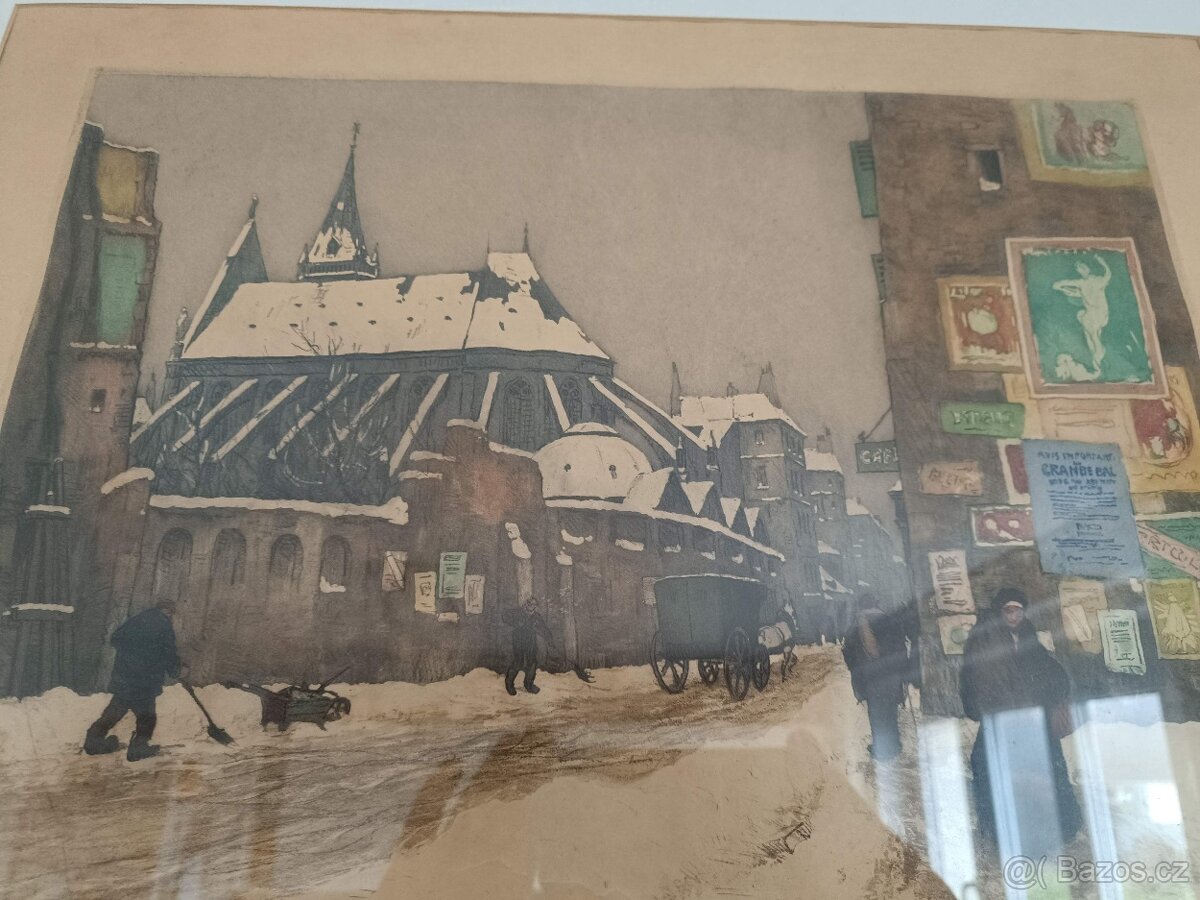 T.F.Šimon, Ěglise St.Severin v Paříži 1911 - 5