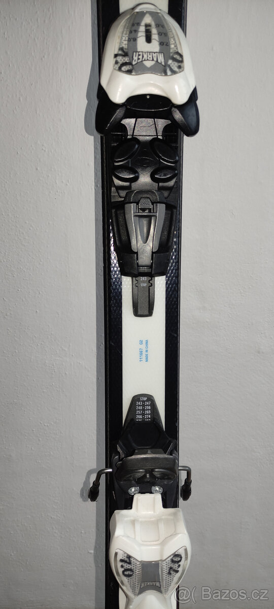 Lyžařský set Völkl RTM 150 cm + vázání Marker + hůlky - 5