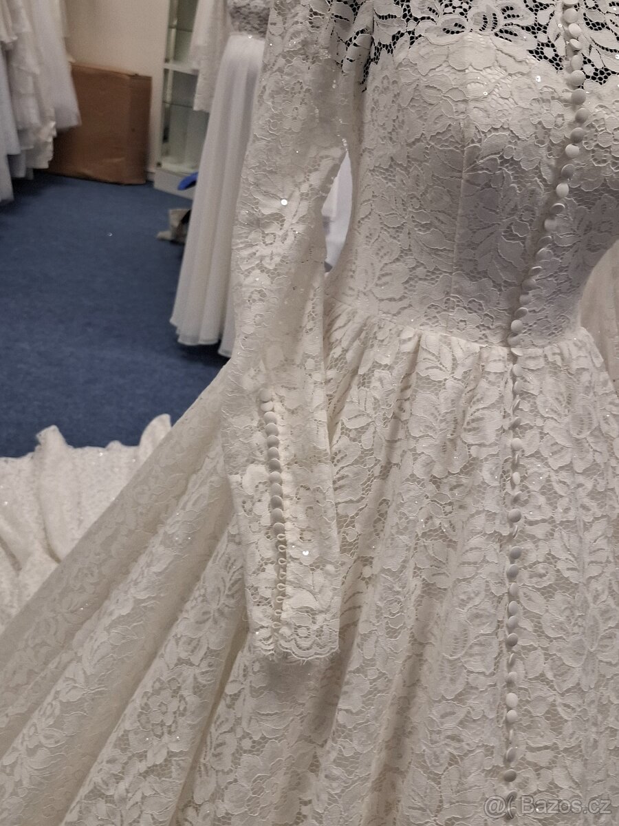Svatebni saty velikost 38 - 5
