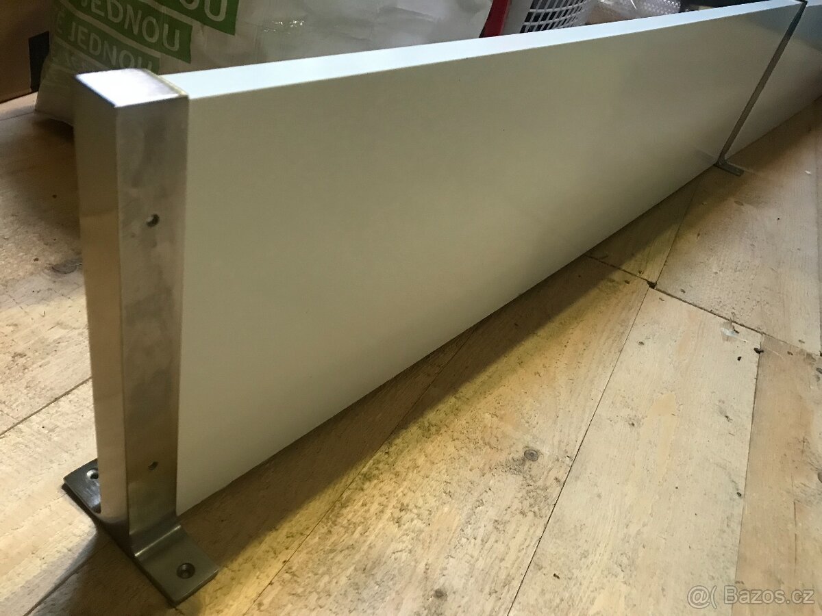 Nástěnné police, bílé barvy - 5