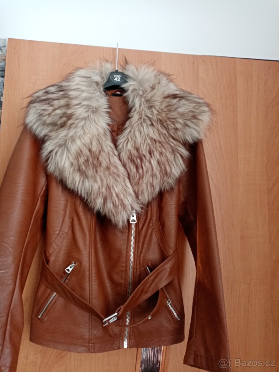 Dámská bunda s páskem - 5