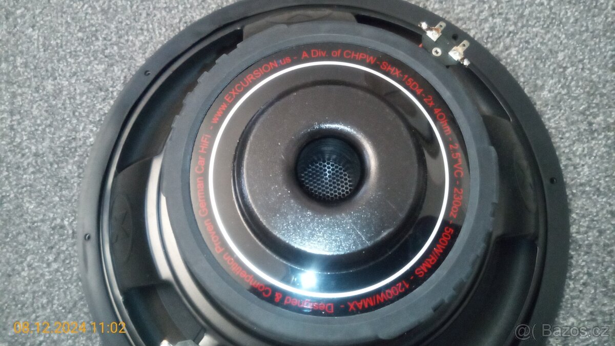 15" subwoofer - 5