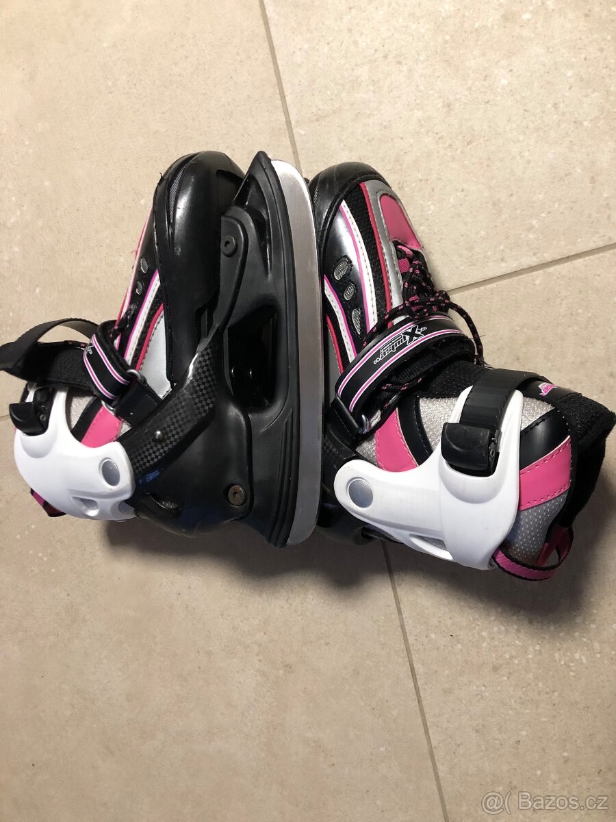 Zimní brusle nastavitelné 33 - 36 dívčí - 5