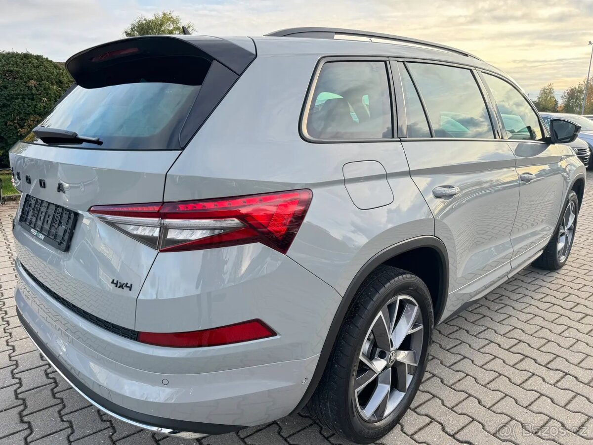 Škoda Kodiaq sportline 2022 TDI 147kw 4x4/webasto/360°kamery - 5