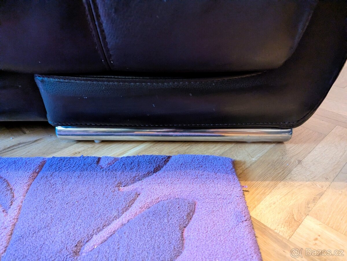 Kožená sedačka + křeslo - 5