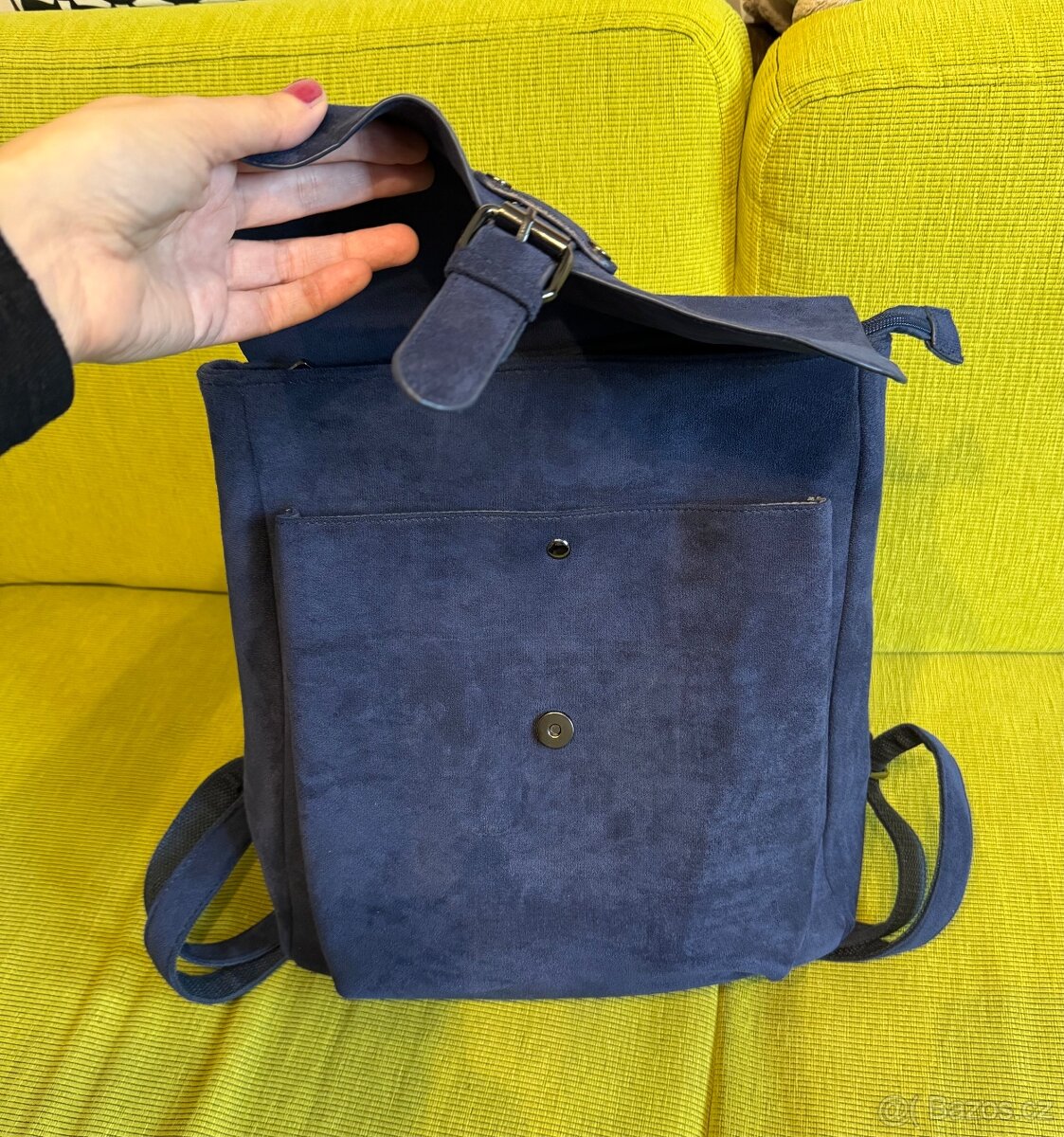 Tmavě modrý dám. batoh, sleva 500 Kč - 5