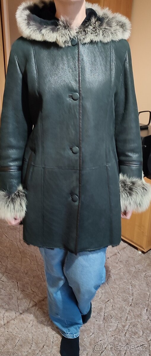 Dámský kožený kabát - 5