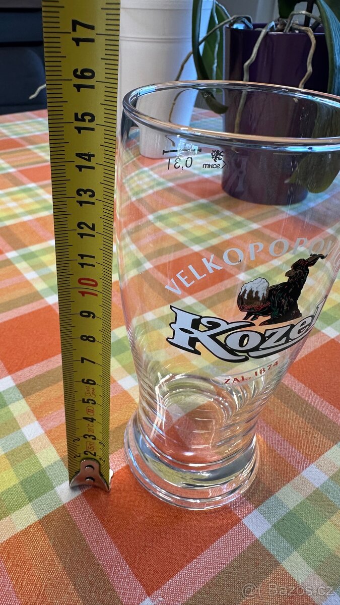 Pivní sklenice Velkopopovický kozel 0,3l sada 12 ks - 5