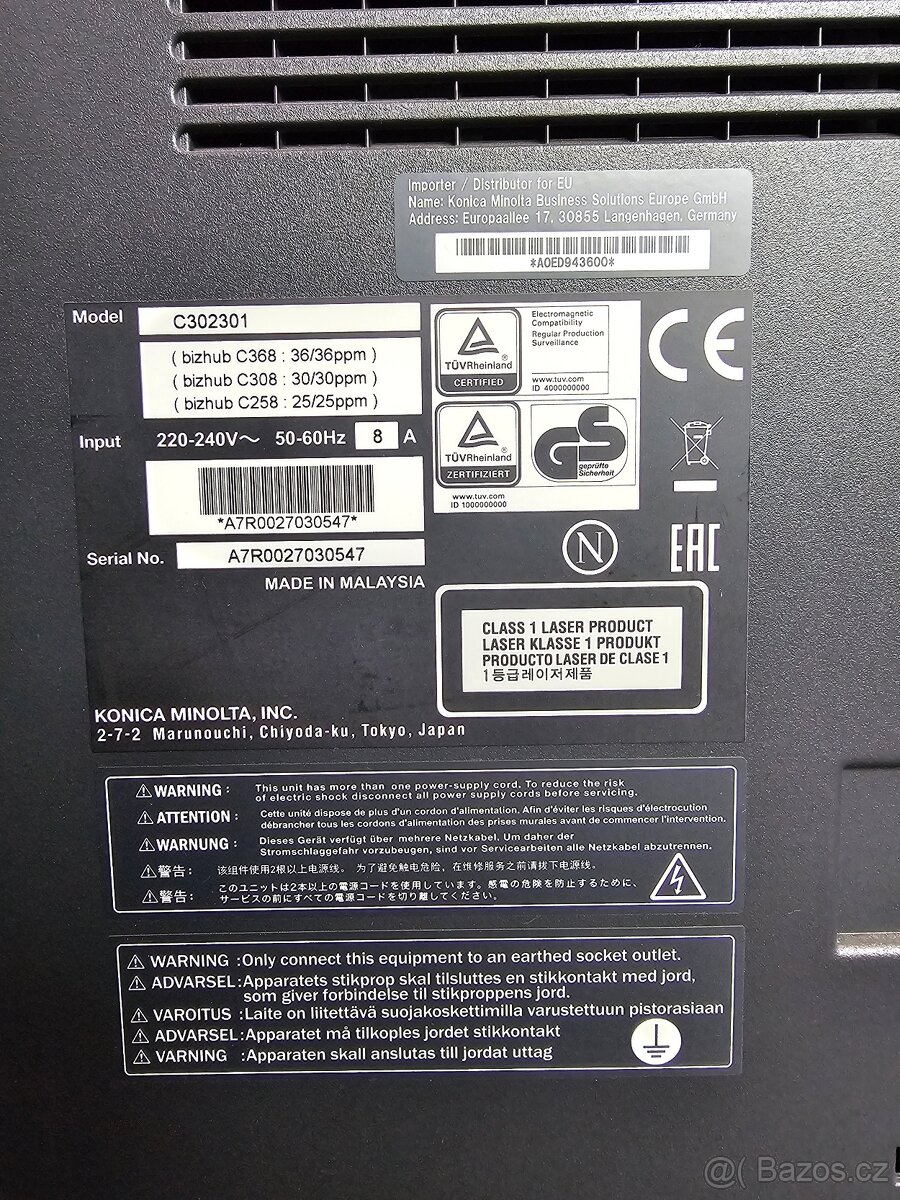 Tiskárna HP Konica Minolta - 5