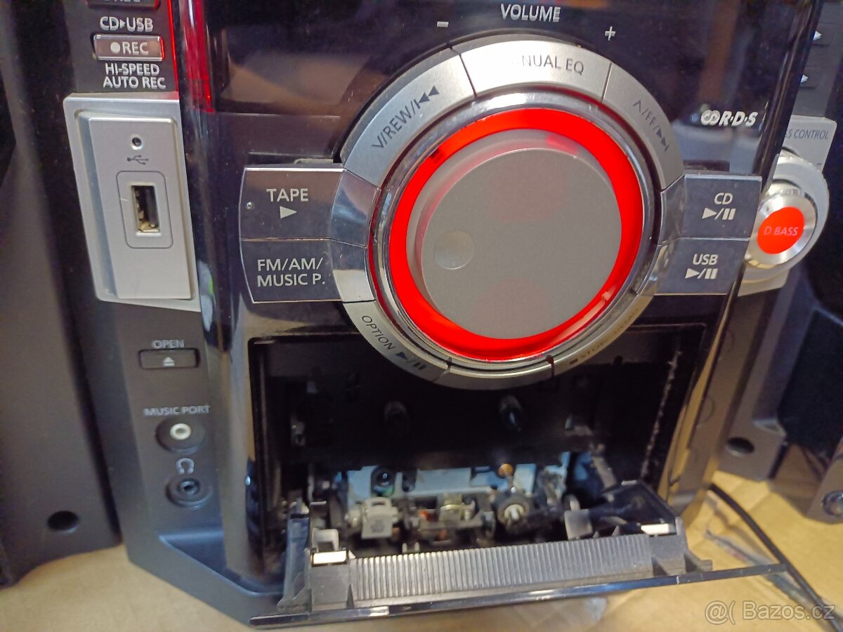 PANASONIC věž SA-AK770, CD-Mgf-USB-Rádio, subwoofer - 5