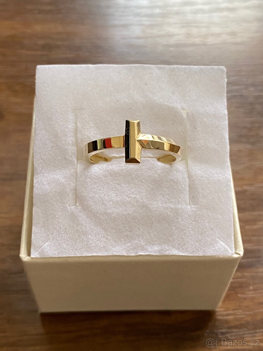 Zlatý dámský prsten - 5