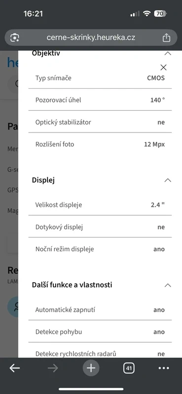 Auto kamera Lamax - 5