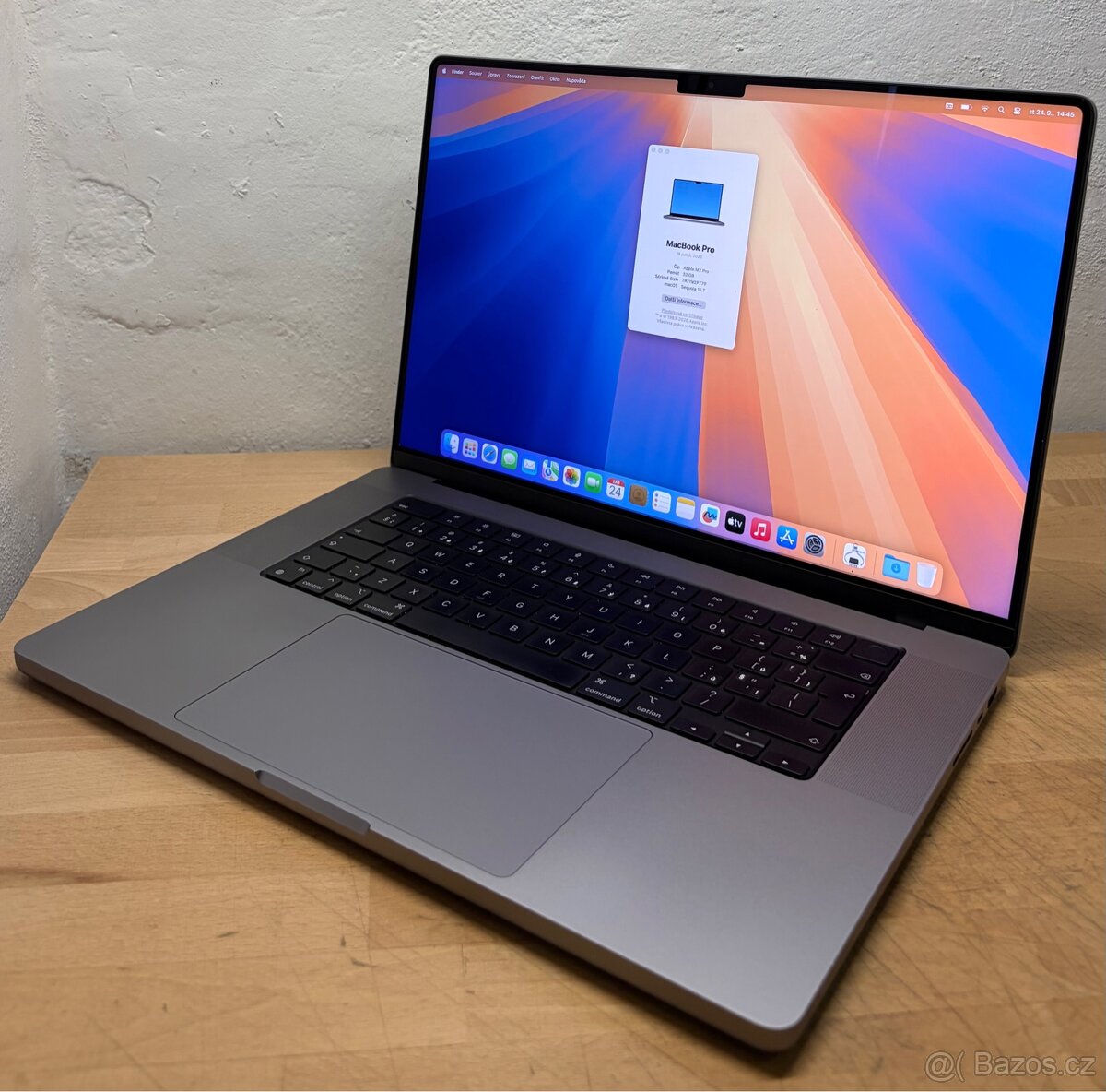 MacBook Pro 16inch CTO 2023 /32GB/M2 Pro/1TB SSD DISK/Záruka - 5