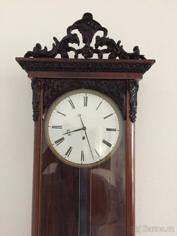 Vídeňské nástěnné hodiny Empír/Biedermeier z roku 1830 TOP - 5