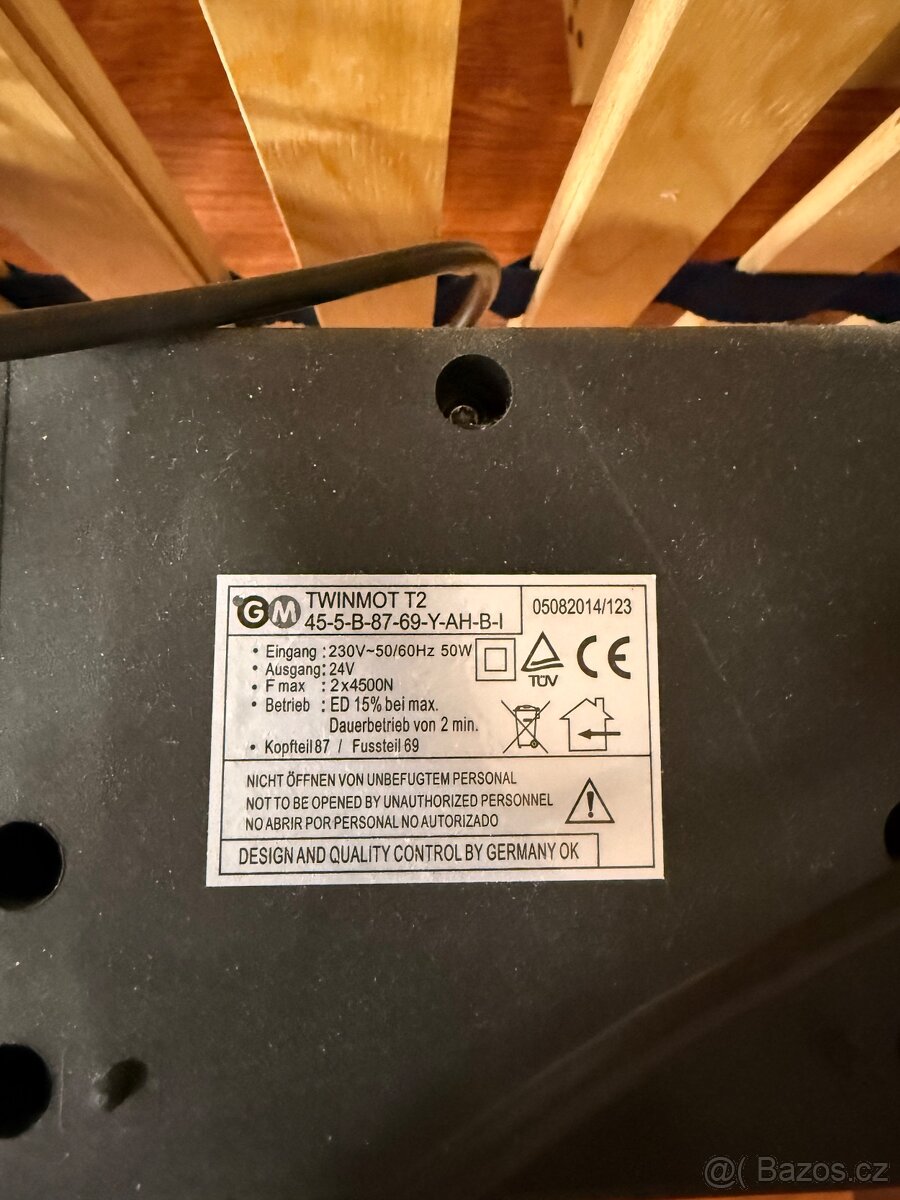 Rošt s motorovým polohováním 90x200 - 5