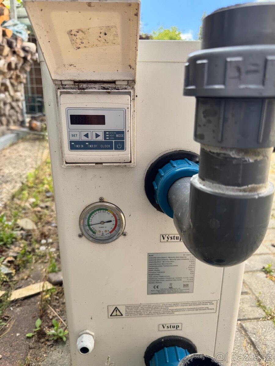 Bazénové tepelné čerpadlo BP-100HS-ANS a krycí plachta - 5