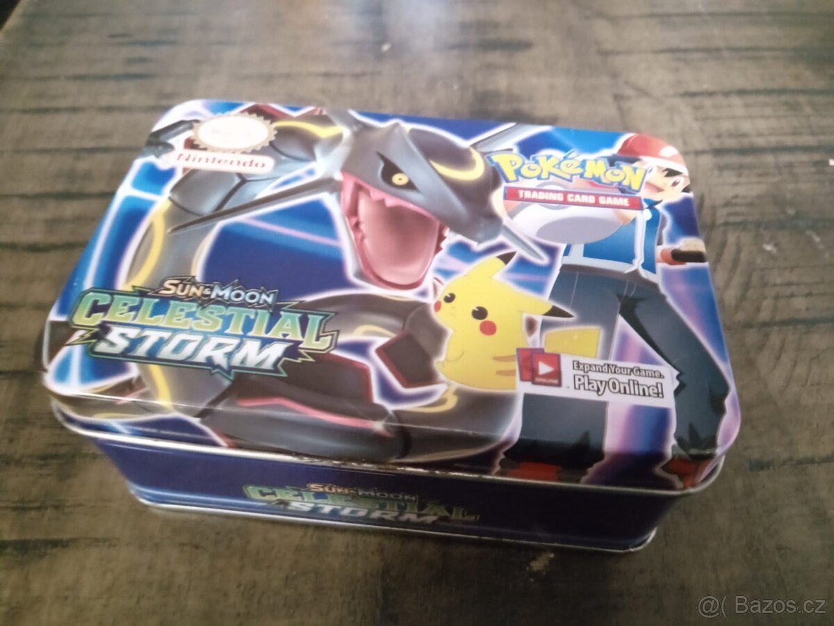 Pokemon karty, plechové krabičky - 5