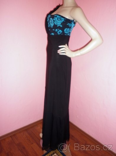 Dlouhé společenské šaty vel.40/42 - 5