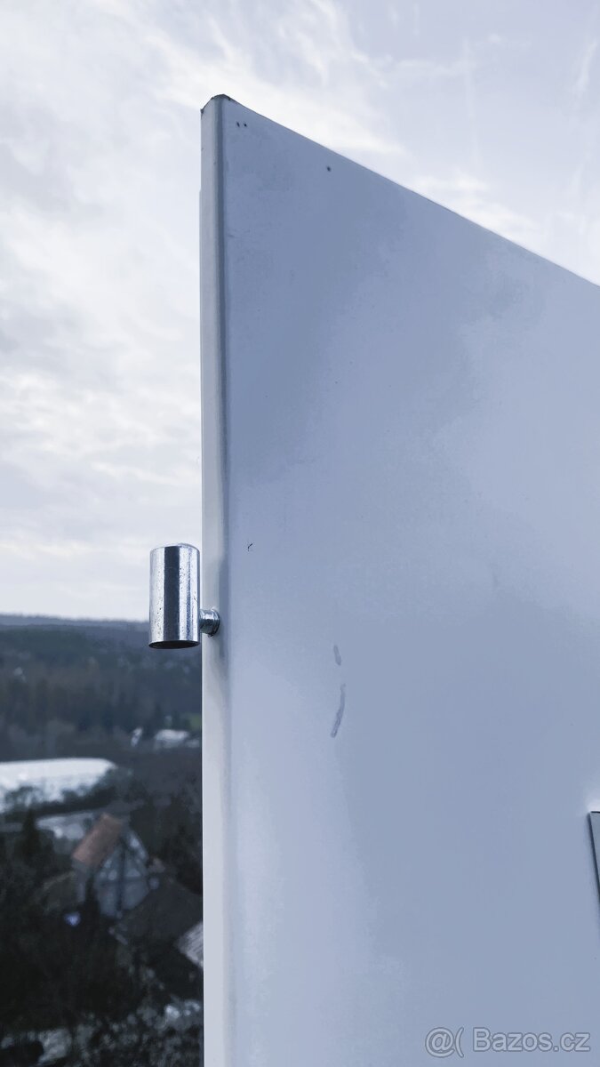 BÍLÉ Interiérové dveře dřevěné lakované s černou klikou - 5