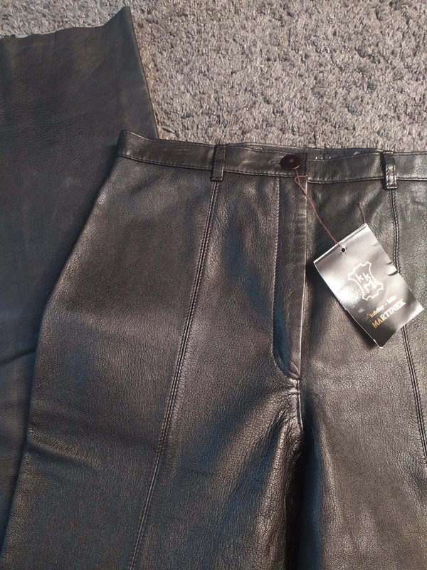 dámské kožené kalhoty vel.38 - 5