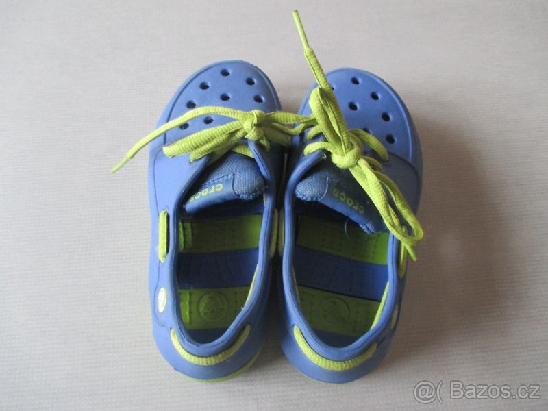 CROCS-beach-line-boat-shoe-ocean-citrus-uk-11-naše vel. 28 - 5